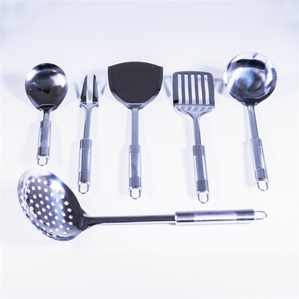 TOO KT-26-S Rozsdamentes acél tálaló eszköz készlet 6 darabos - Inox