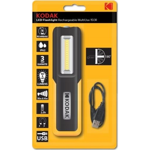 Kodak Elemlámpa MultiUse 150 (akkumulátoros) (150+60 lumen)