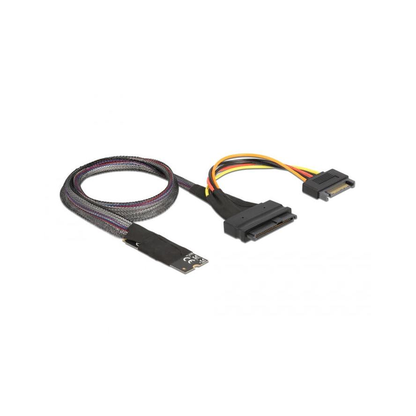 DELOCK M.2 Key M > U.2 SFF-8639 NVMe Adapter 50cm Kabel