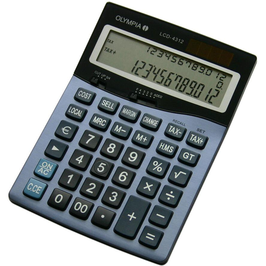 Olympia LCD4312 Számológép - Kék (941911004)