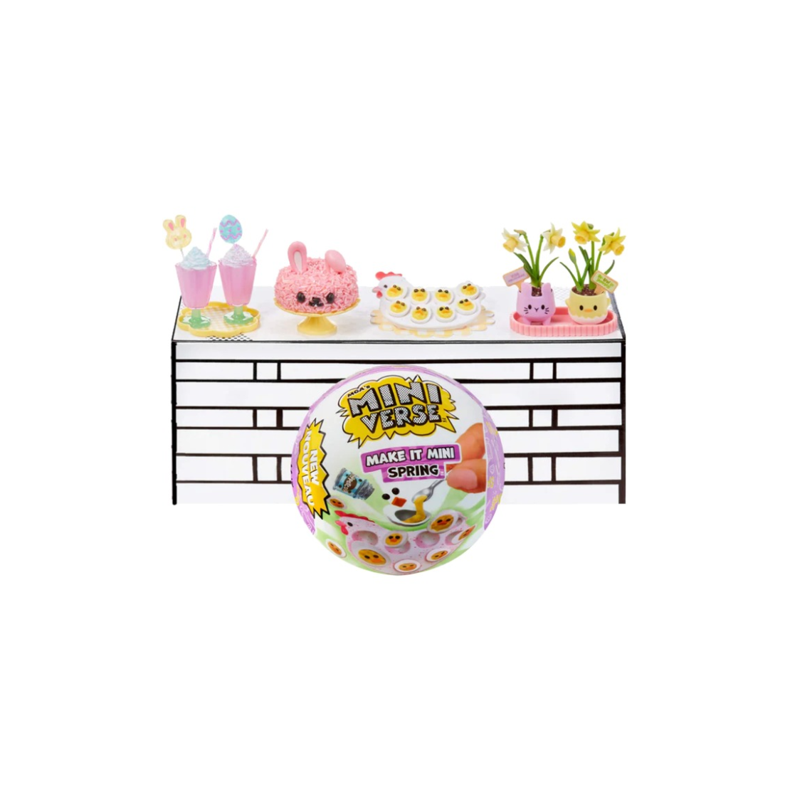MGA Entertainment Miniverse Make It Mini - Tavasz meglepetés tartozék szett (523710-EUC)