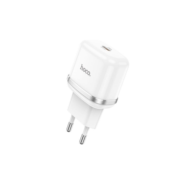 HOCO N24 USB-C Hálózati töltő - Fehér (20W) (N24-WH)