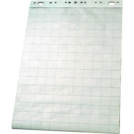 NOBO ESSELTE Flipcharpapír, sima-kockás, 65 x 95,5 cm, 50 lap (E96553) (E96553)