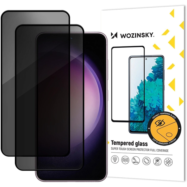 Szkło prywatyzujące Wozinsky Privacy Glass na Samsung Galaxy S25 FE - 2 szt.