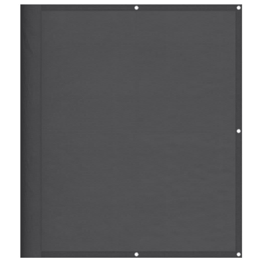 antracitszürke 100% oxford poliészter erkélyparaván 120x800 cm (4000061)