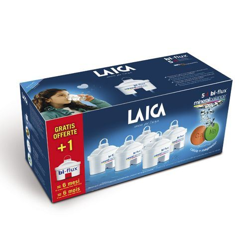 Laica Bi-Flux Mineral Balance 5db+1db vízszűrőbetét (M6M)