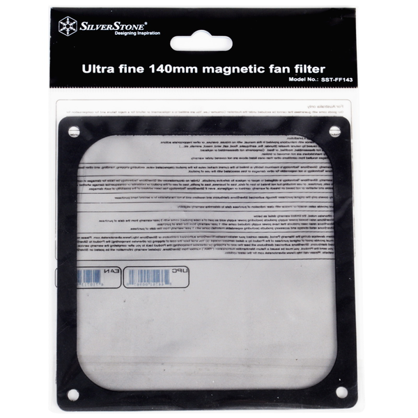 Staubfilter SST-FF143B (schwarz, für 140mm-Lüfter)