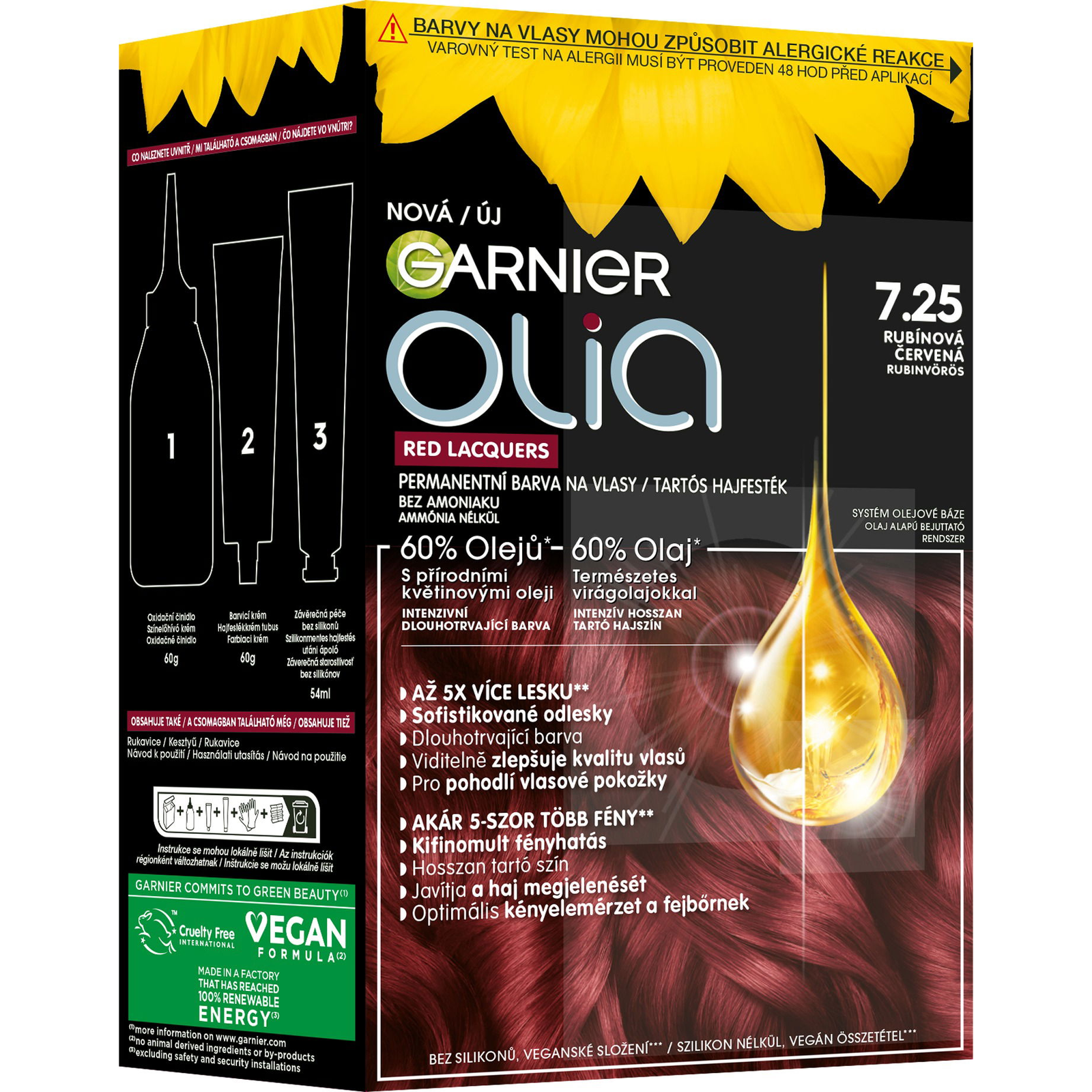 GARNIER Olia 7.25 Rubinvörös (3600542621328)
