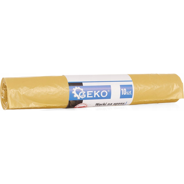  Geko Worki na opony 100x100 ŻÓŁTE - rolka 10sztuk (30)