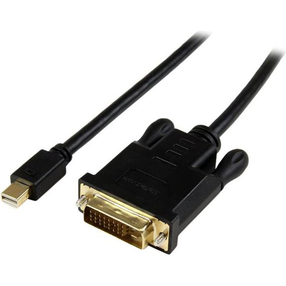 StarTech.com MDP2DVIMM6BS video kabel adapter 1,9 m Zwart