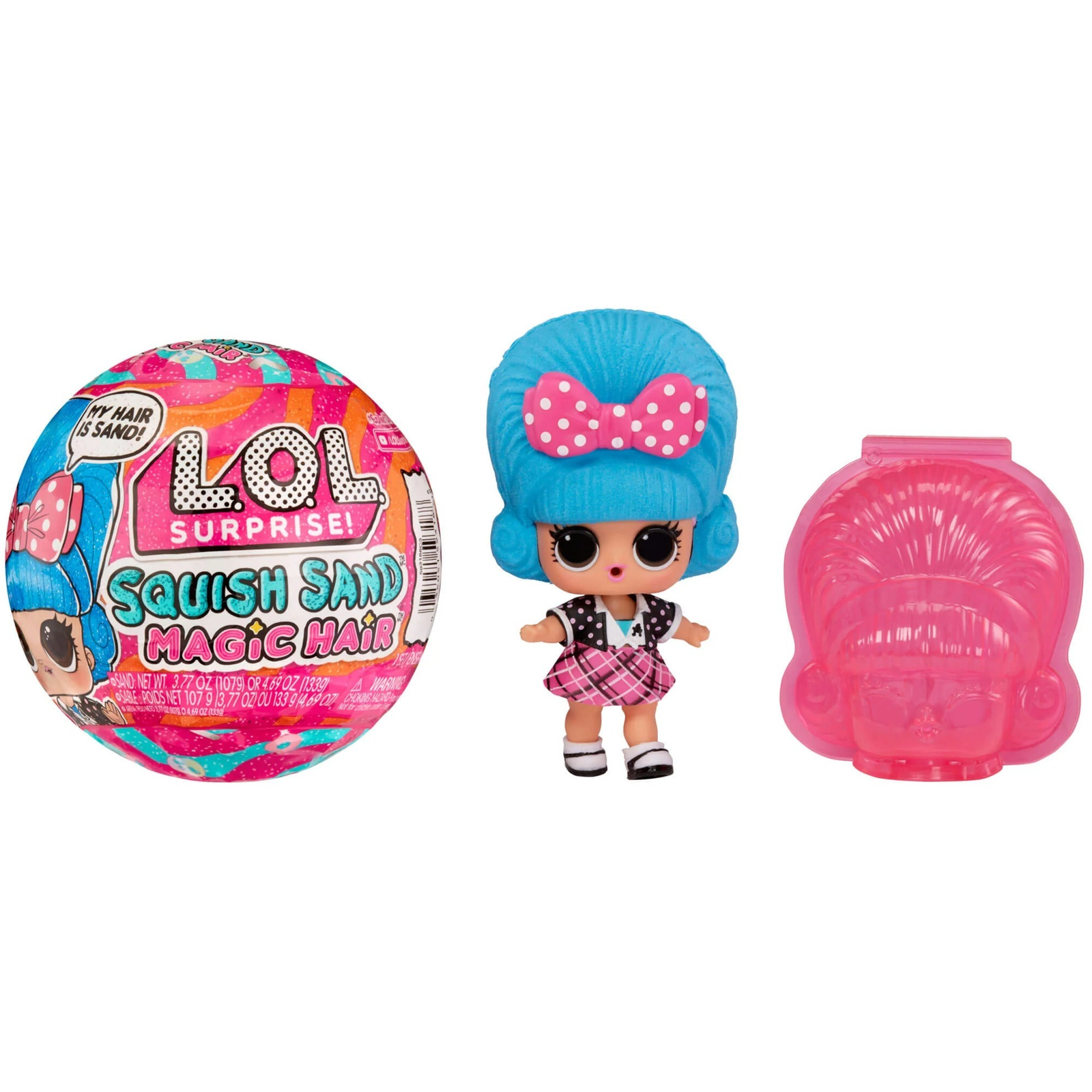 L.O.L. Surprise! Squish Sand Magic Hair Tots Asst in PDQ (593188EUC)