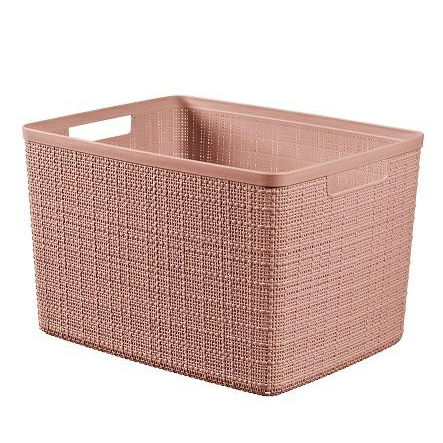 Curver Jute L Tárolókosár 20L - Púder Barna (255195)