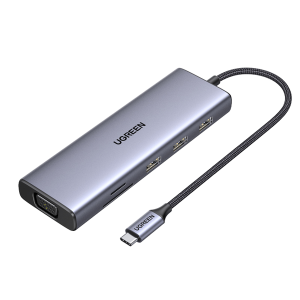Ugreen Revodok USB-C 6-IN-1 Hub met 4K HDMI USB tipo-C 10000 Mbit/s