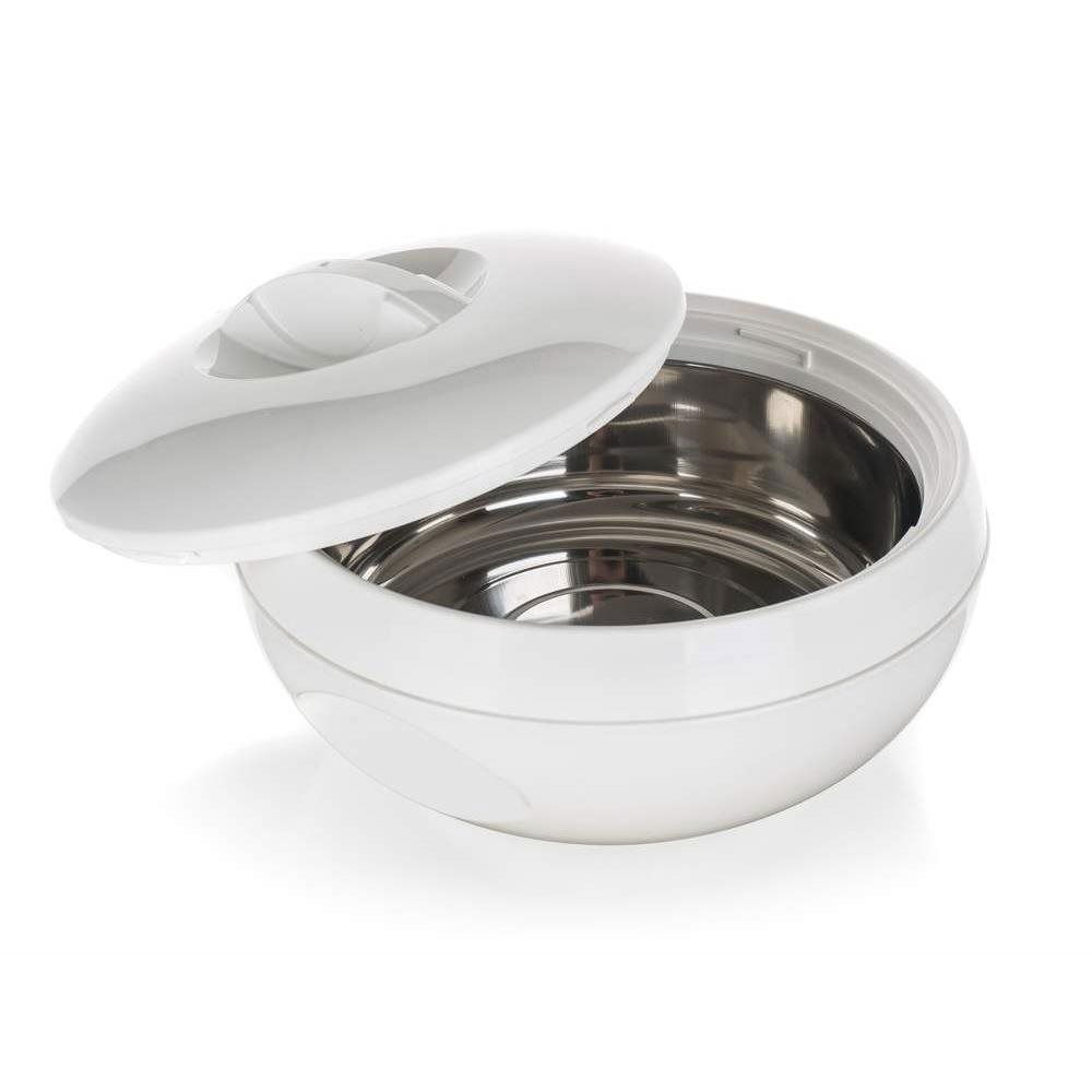 BANQUET Thermo edény fedővel AVANZA 1,5 l, fehér (A15230)