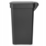 Brabantia StepUp pedálos kuka hulladéktípus jelölő ablakkal, lecsapódásgátló fedél, 10L - C méret, 91% újrahasznosított műanyag, sötétszürke - 800344