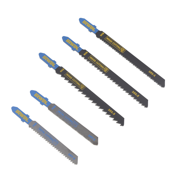 IRWIN BRZESZCZOT HCS/HSS DO WYRZYNARKI / TYP T / METAL/DREWNO kpl. 5szt.