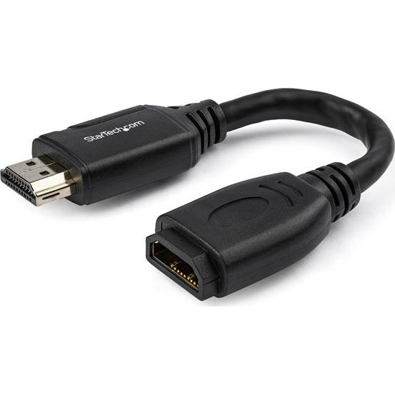 StarTech.com HD2MF6INL HDMI-kabel 0,152 m HDMI Type A (Standard) Sort