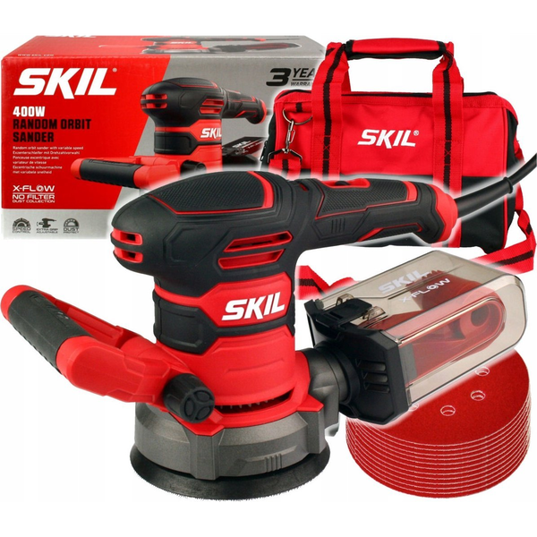 SKIL RED SR1E7480DA 125 mm excentercsiszoló