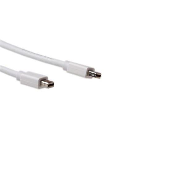 ACT AK3962 DisplayPort-Kabel 3 m Mini DisplayPort Weiß