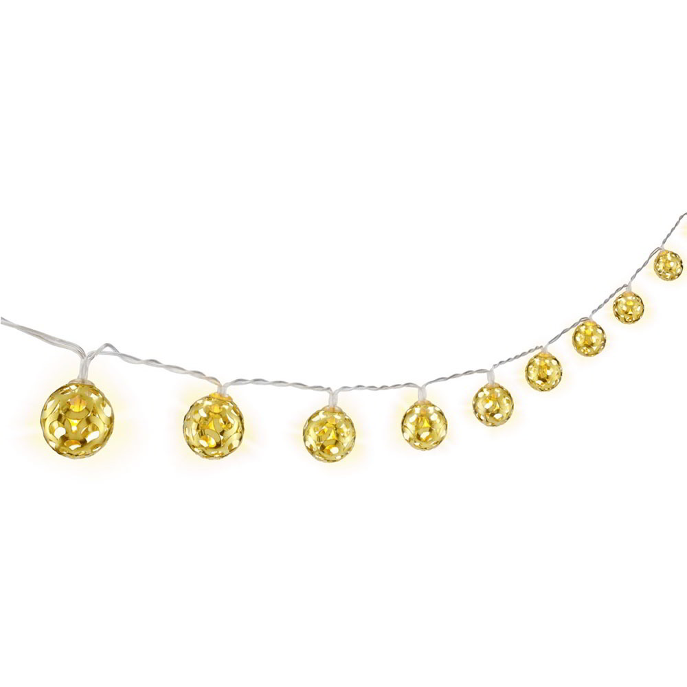 Goobay Ornaments Beltéri LED fényfüzér 1,3m - Meleg fehér (58119)