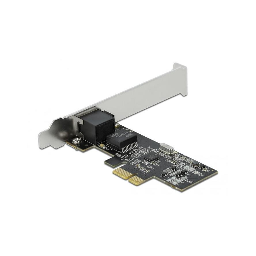 DELOCK PCI-E x1 Bővítőkártya > 1x RJ45 2.5 Gigabit LAN RTL8125 (89564)
