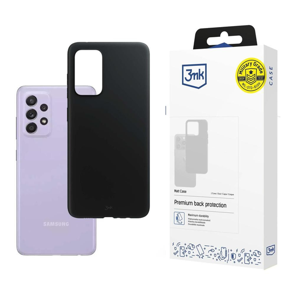 3MK Matt Case hátlaptok Samsung Galaxy A52 4G / 5G / A52s 5G fekete