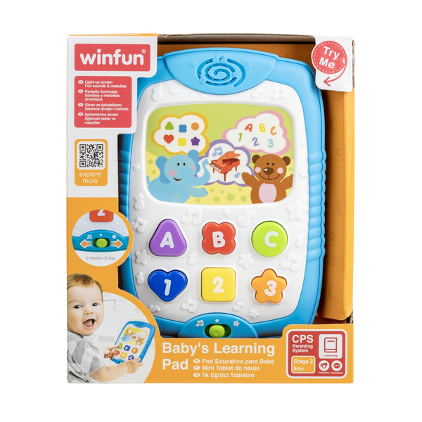 Winfun: Zenélõ-világító bébi tablet angol