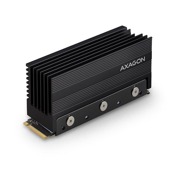 Axagon CLR-M2XL passzív M.2 SSD hűtőborda fekete (CLR-M2XL)