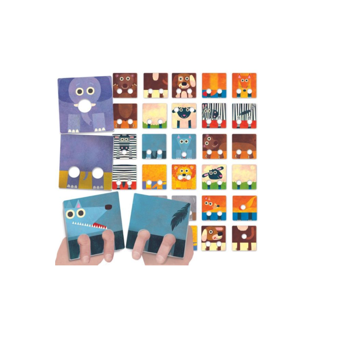 Headu Bábkártya szett - Állatok (MU51265)