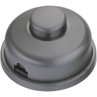 interBär 1 pólusú lábkapcsoló, 2 A 250 V/AC, fekete, 8009 (8009-012.01)