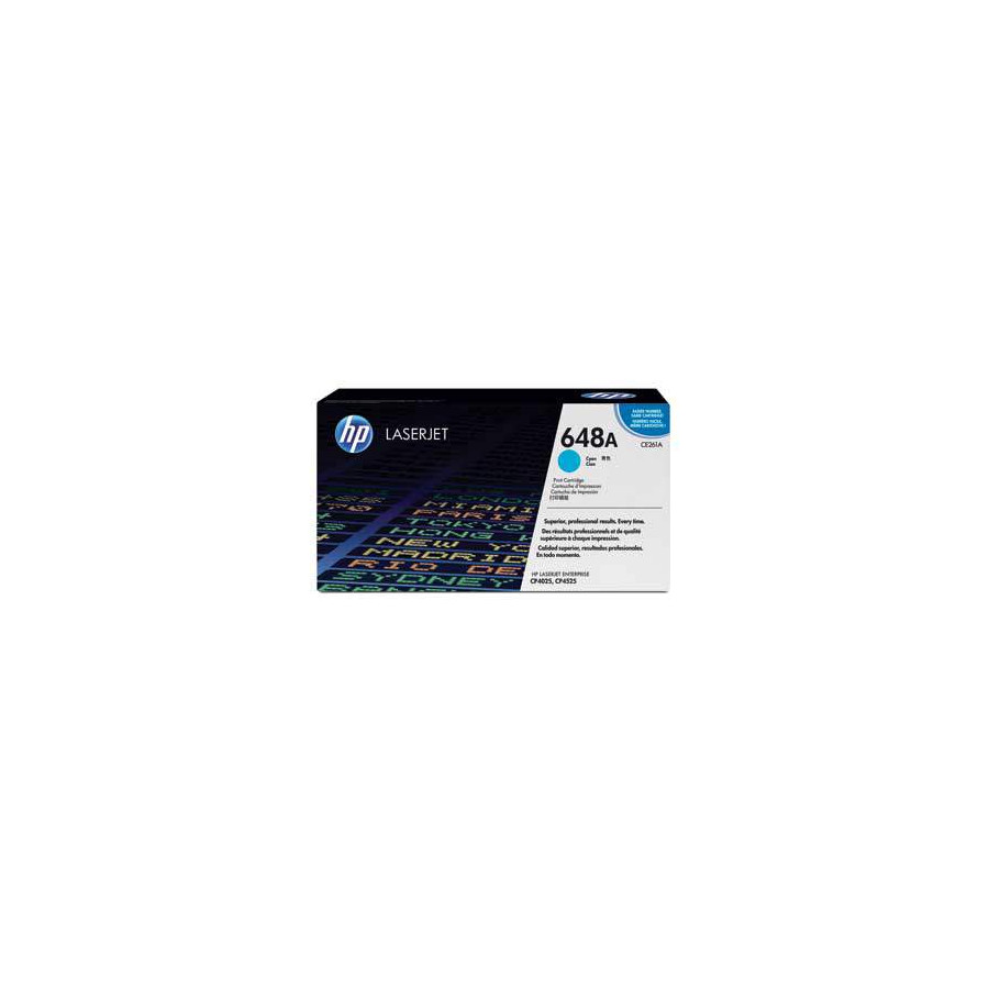 HP CE261A (648A) kék eredeti toner (CE261A)