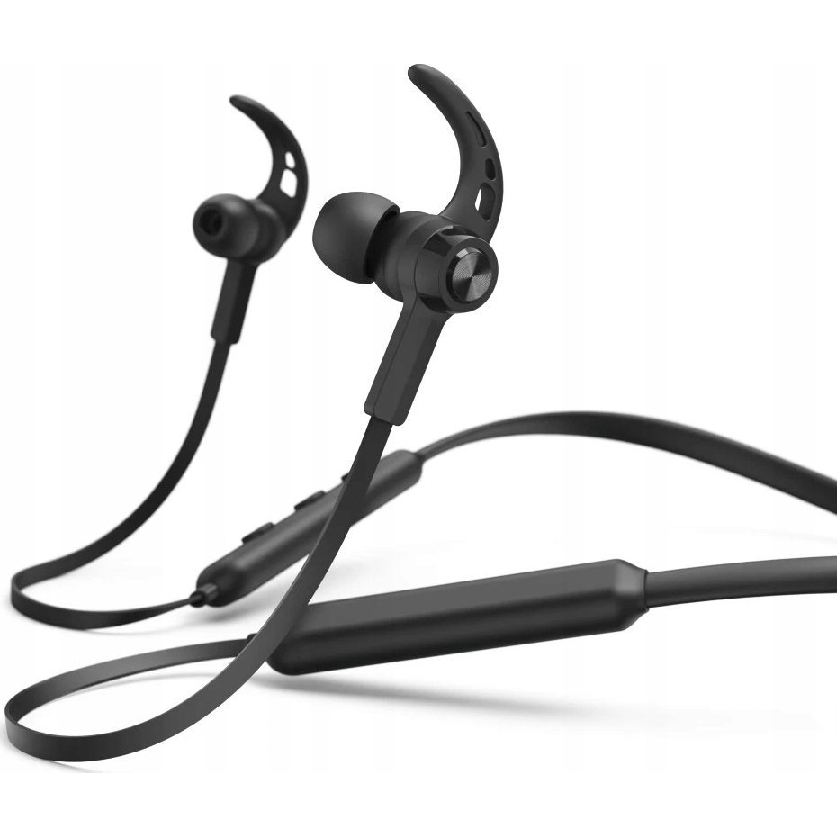 Hama 00184190 fejhallgató és headset Vezeték nélküli Fülre akasztható, Hallójárati Sport USB C-típus Bluetooth Fekete (001841900000)