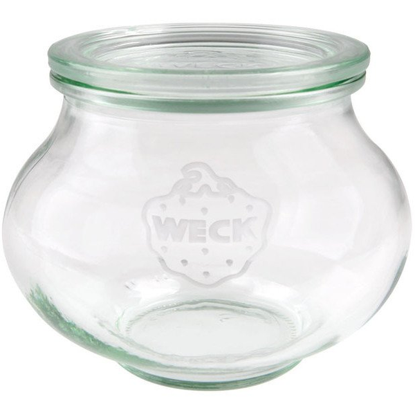 Słoik  Deco 560 ml z pokrywą - op. 6 szt