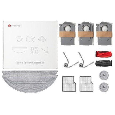 Roborock Acc Kit Saros 10 2x Mop + Edge Cloth, 1x Main Brush, 3x Dust Bag