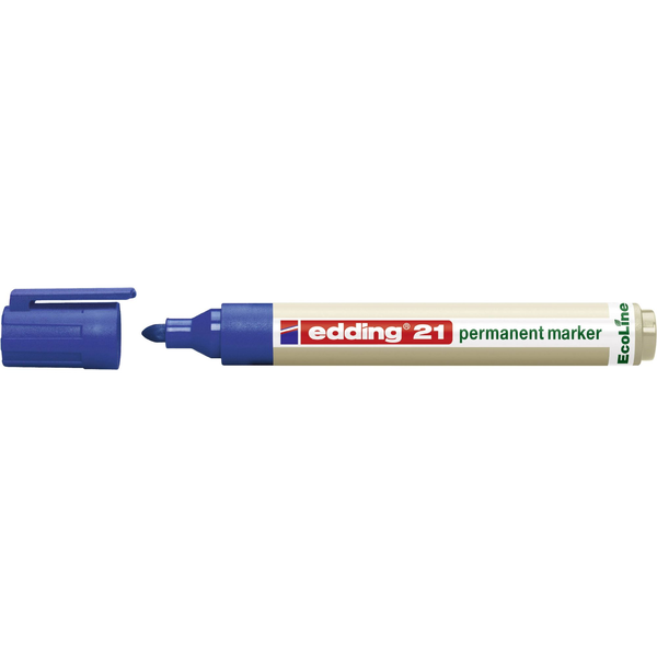 EDDING EcoLine 21 tartós filctoll, kék