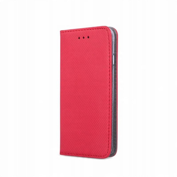 ZONE Smart Magnet oldalra nyitható tok Xiaomi Redmi Note 14 Pro 4G (Global) piros