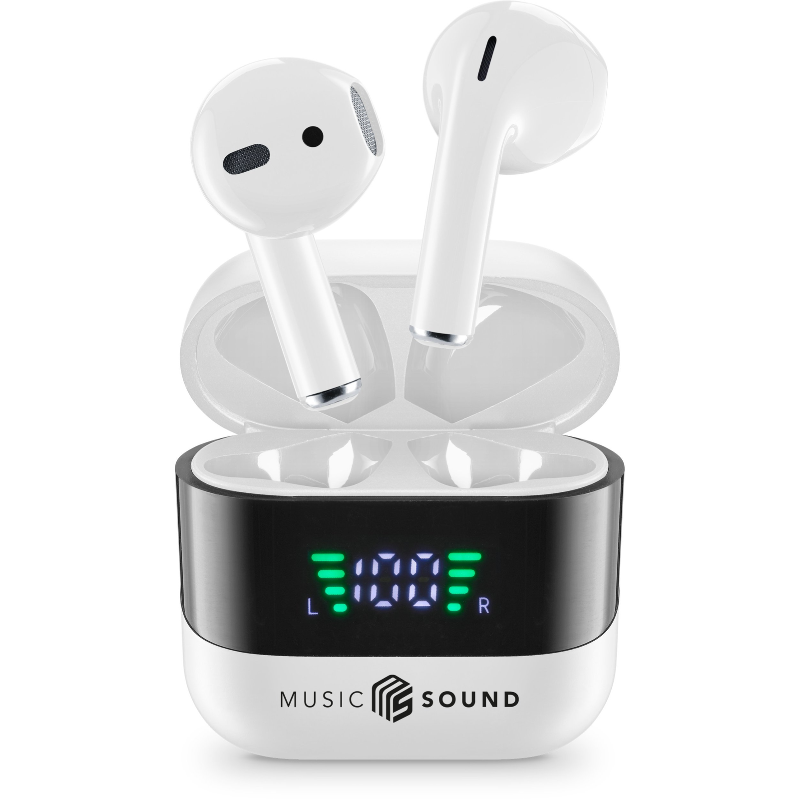 Cellularline Music & Sound Bluetooth fülhallgató - Fehér (BTMSTWSSPARKW)