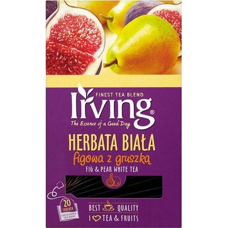  Irving HERBATA BIAŁA FIGOWA Z GRUSZKĄ 20 KOP. IRVING ( 1,5 G X 20 TOREBEK) 970382