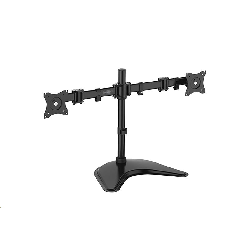 Digitus asztalra csavarozható monitortartó konzol 2xLCD, max. 27'' 8kg (DA-90348) (DA-90348)