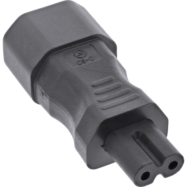 InLine 16723C Netzstecker-Adapter Schwarz