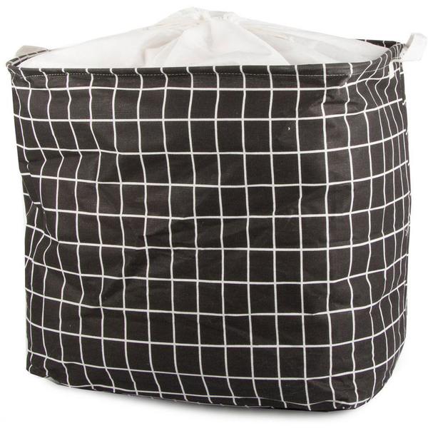 Verk 01941_CZK Koš na hračky, prádlo, černý
