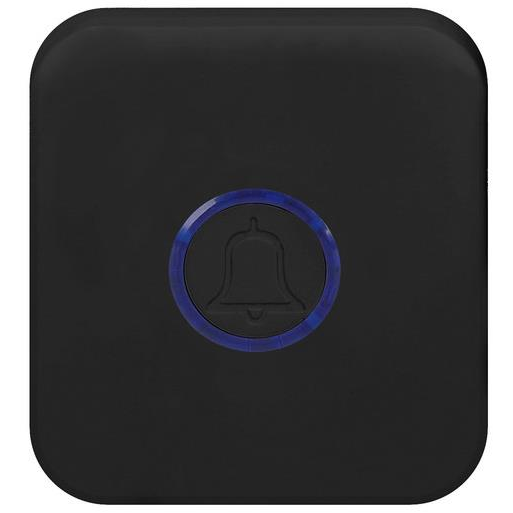 Solight vezeték nélküli csengő, elemmentes, hálózati, 150 m, fekete, tanulókódos (1L70B)