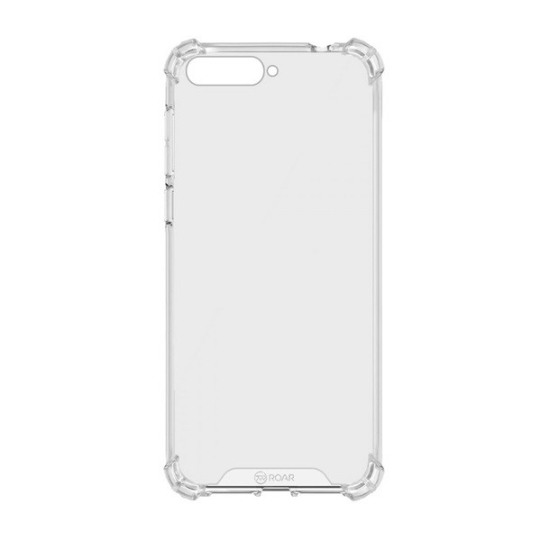 ROAR JELLY ARMOR műanyag telefonvédő (szilikon keret, közepesen ütésálló, légpárnás sarok) ÁTLÁTSZÓ [Huawei Y6 (2018)] (5996457794737)