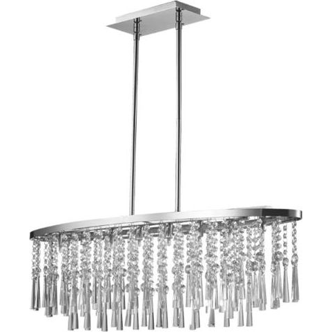 Lampa wisząca Spotlight Lampa wisząca chrom nad stół Spotlight LUXORIA 9028828