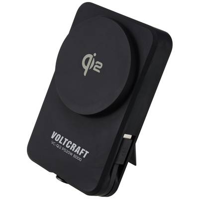 VOLTCRAFT VC-Qi2 PD20W 8000 mAh Powerbank Negru