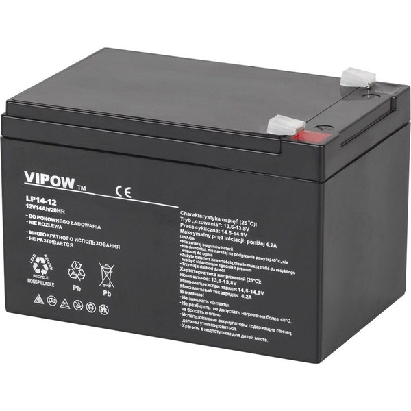  Vipow Akumulator 12V/14Ah (BAT0217)