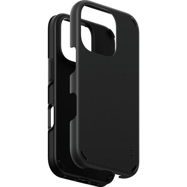 PanzerGlass CARE by PG Dub Def BLK iPhone16 6.3 Pro Handy-Schutzhülle Cover Transparent