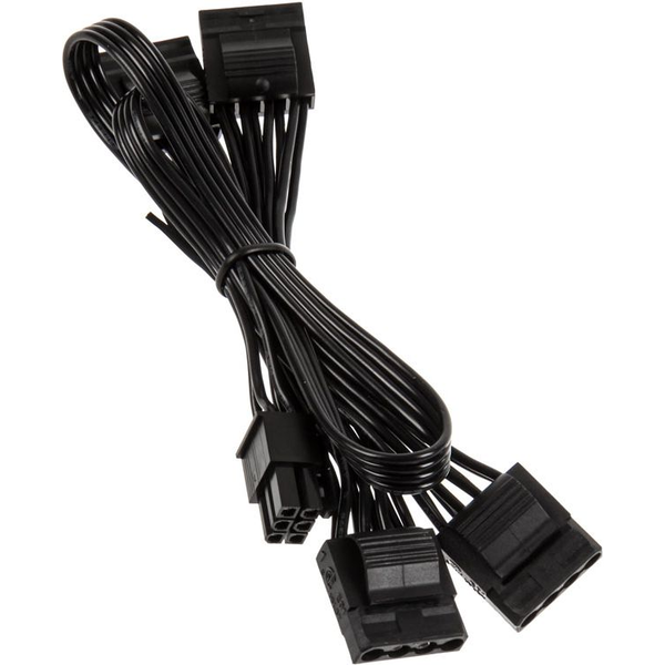 Kolink modulares Anschluss-Kabel für Continuum-Netzteile 4x Molex - schwarz