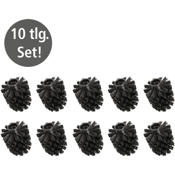 Wenko Wymienne głowice do szczotki WC WENKO, zestaw 10 sztuk, Ø 8 cm