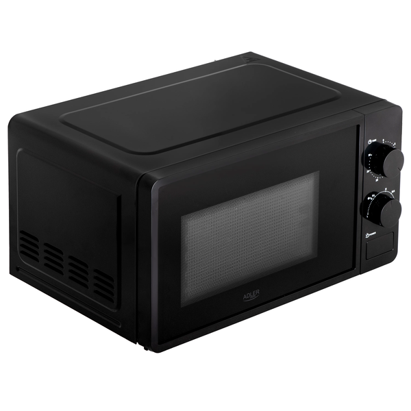 Adler AD 6206 Szabadonálló Mikrohullámú sütő 20L 700W - Fekete